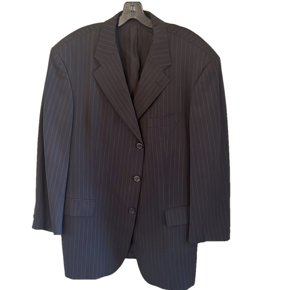 Hugo Boss Black with medium pinstripes
